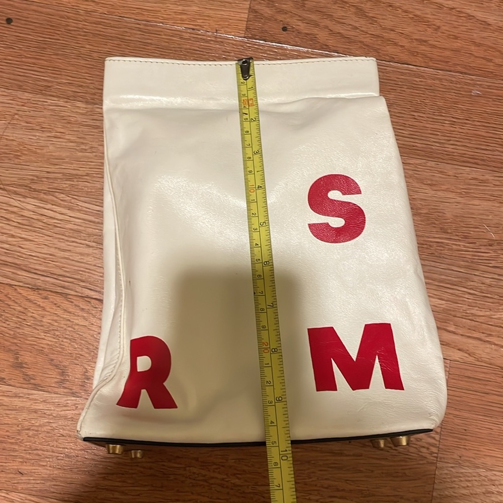 Simon Miller 
Lambskin lunch bag clutch